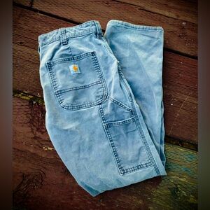 Carhartt Women's Boot Cut Jeans - Light Blue